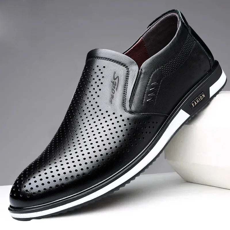 Classic Leather Shoes for Men Designer Loafers, High Quality Moccasins & Formal Mens Footwear, Elegant Driving Shoes