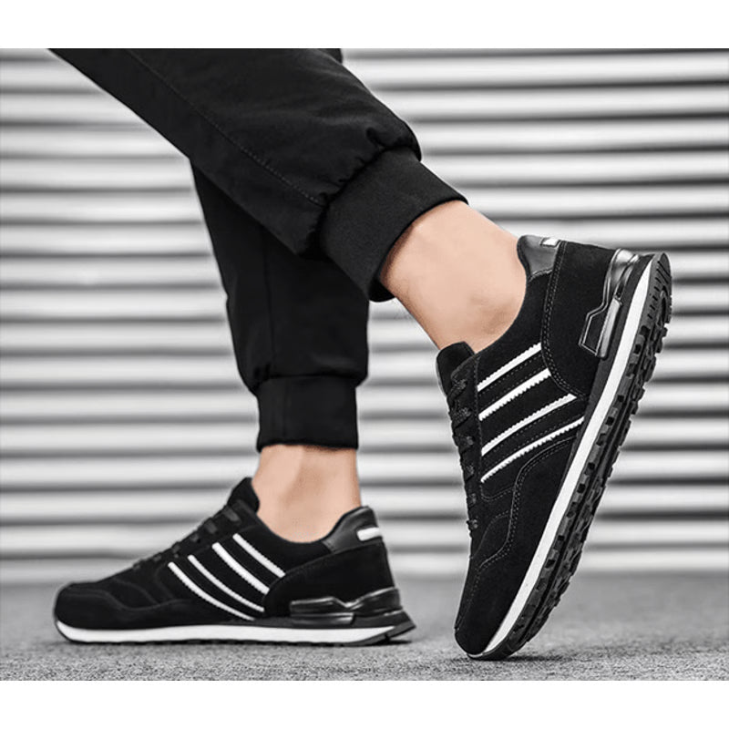 UrbanStep Mens Casual Leather Sneakers