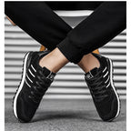 UrbanStep Mens Casual Leather Sneakers