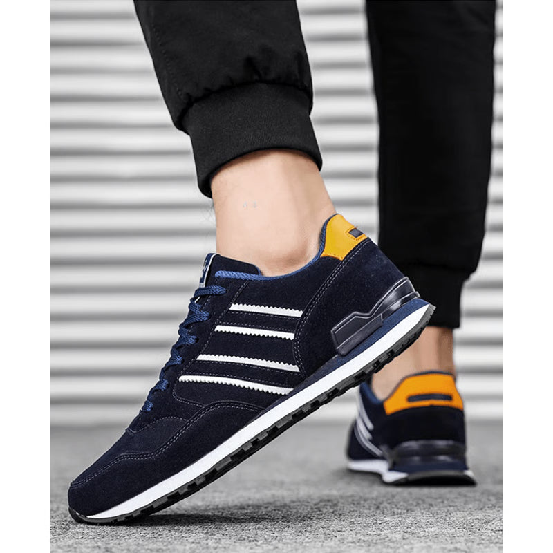 UrbanStep Mens Casual Leather Sneakers