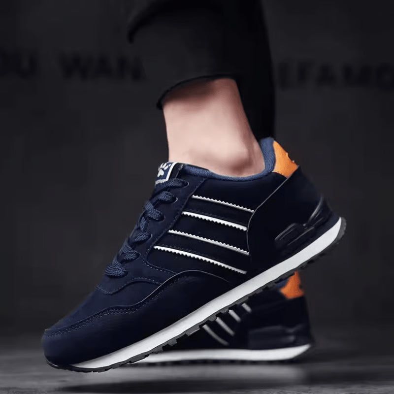 UrbanStep Mens Casual Leather Sneakers