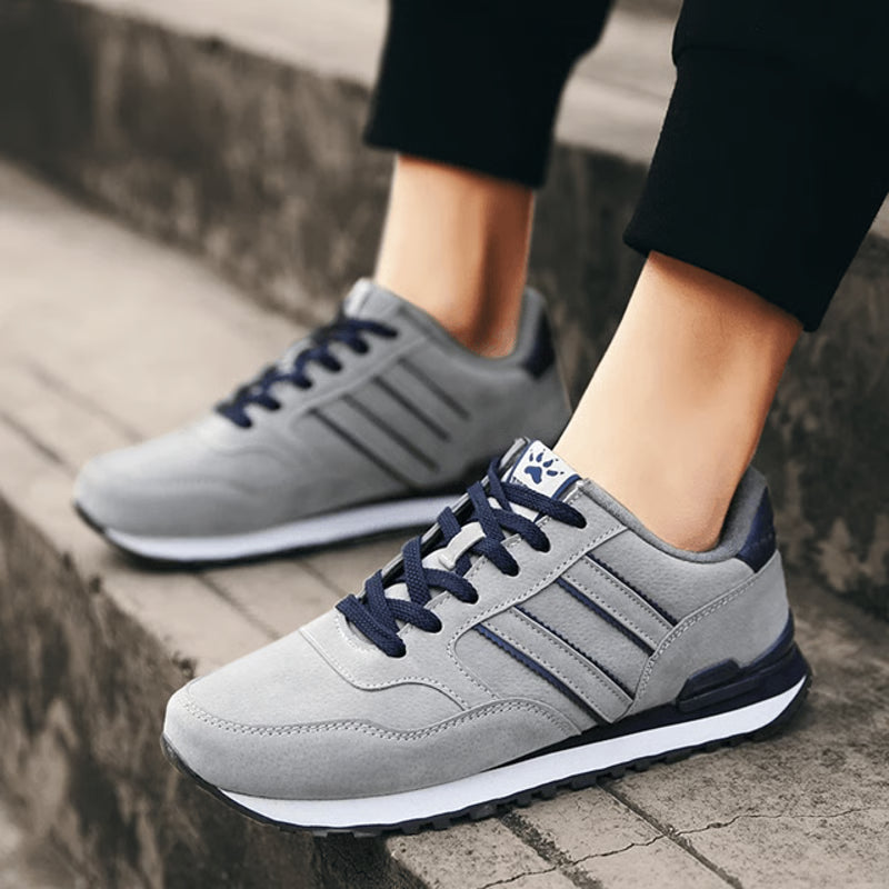 UrbanStep Mens Casual Leather Sneakers