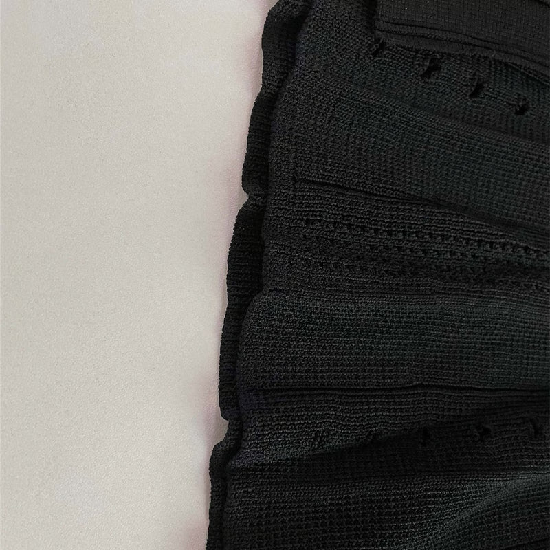 Summer Spring French Elegant Fragrance High-end Slimming Knitted Mermaid Dress, Hollow Fish Tail Knit Slimming Dress