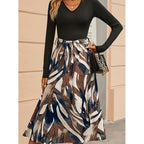 Khaki Womens Oversized Woven Dress, Casual Bohemian Maxi Summer A Line Long Full Length Clothing